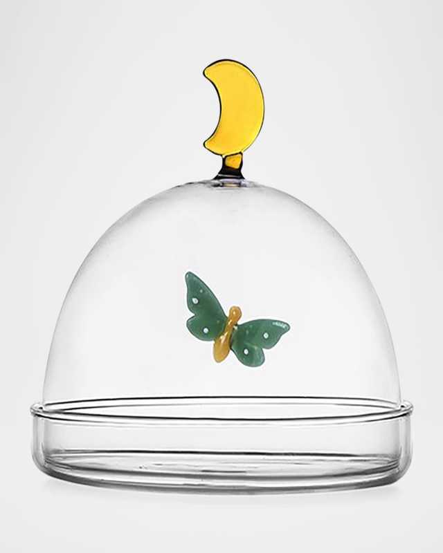 Garden Picnic Dome with Butterfly & Moon Dish